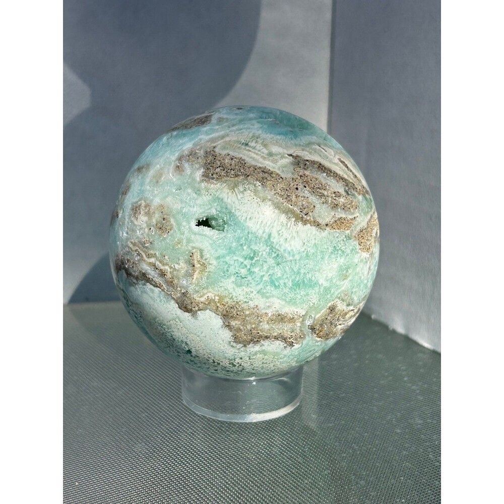 Hemimorphite Sphere 67 mm